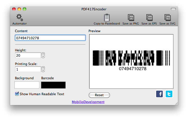 create pdf417 barcode
